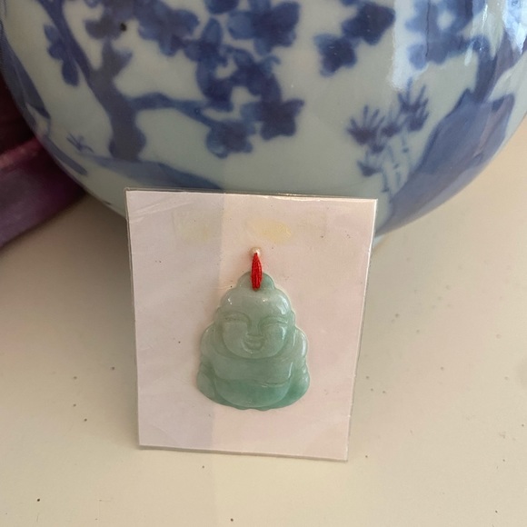 Buddha Jade Pendant Necklace - Picture 7 of 12